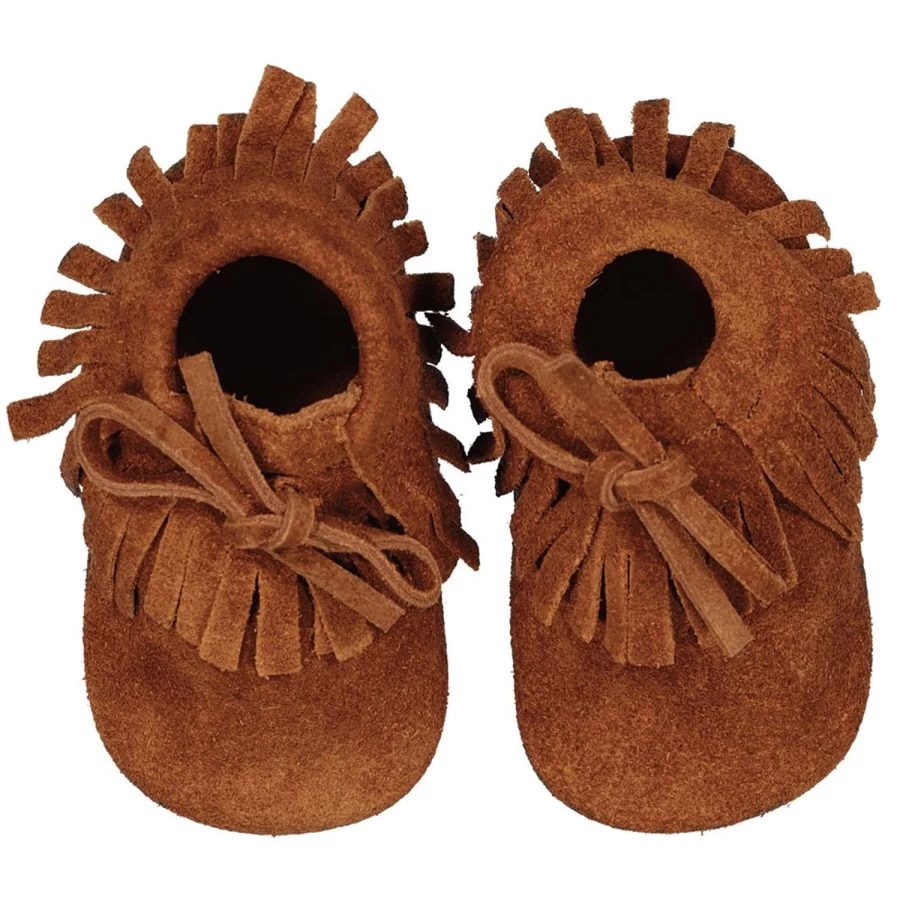 LOUIS LOUISE Baby Apache Leather Slippers - Soft Genuine Leather Skin for Infants