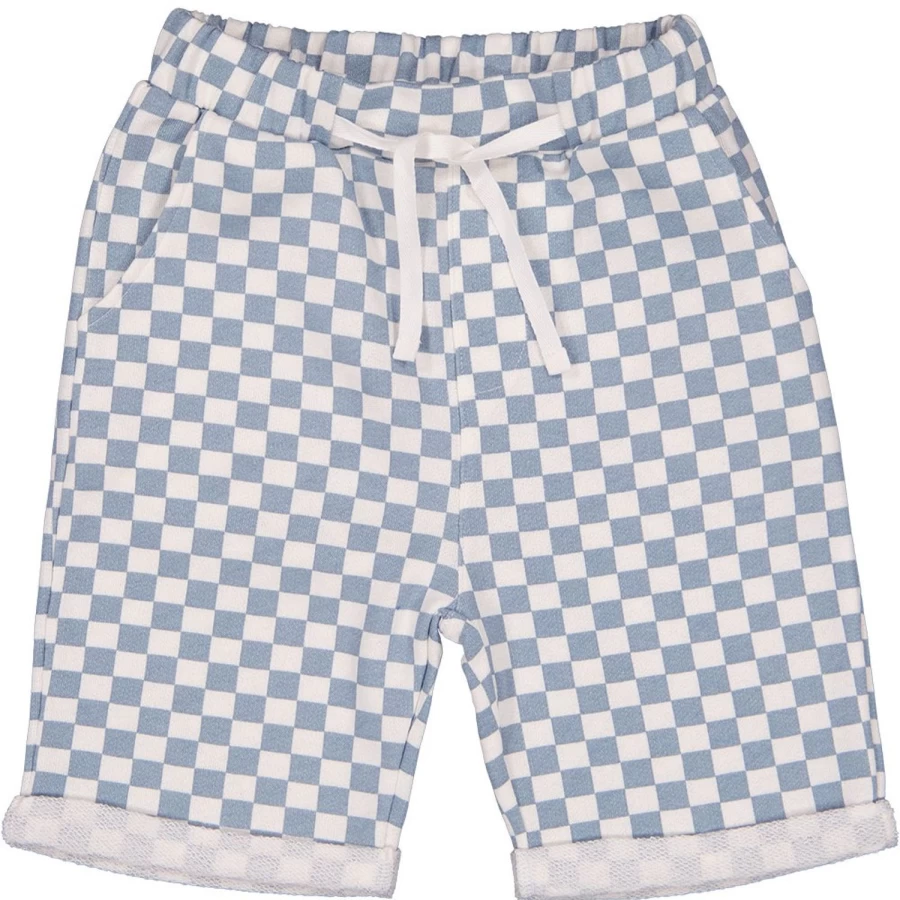 "LOUIS LOUISE Boys' Cotton Fleece Bermuda Shorts - Brooklyn Square Design"