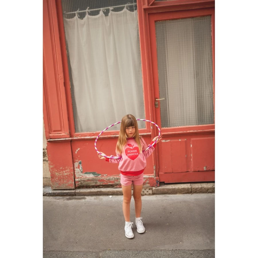 "LOUIS LOUISE Andrea Shorts for Girls - Distressed Denim Jeans with Unique Dyed Wash"