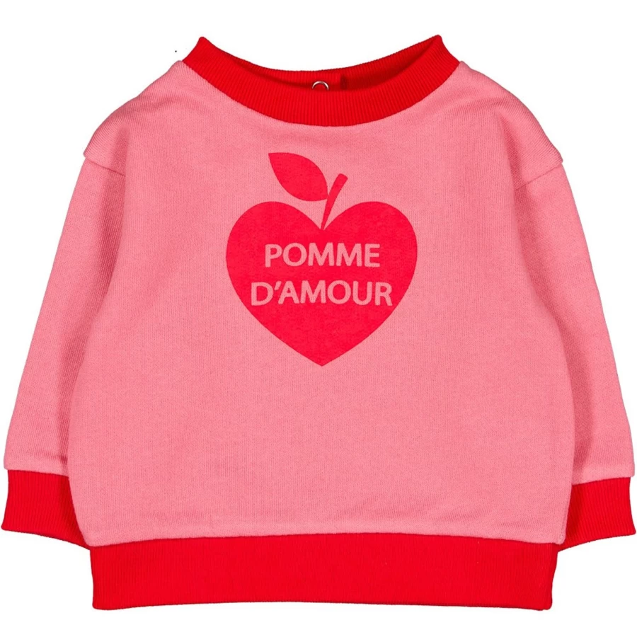 LOUIS LOUISE Baby Cotton Fleece Sweat Jim Amour - Soft & Cozy Infant Wear
