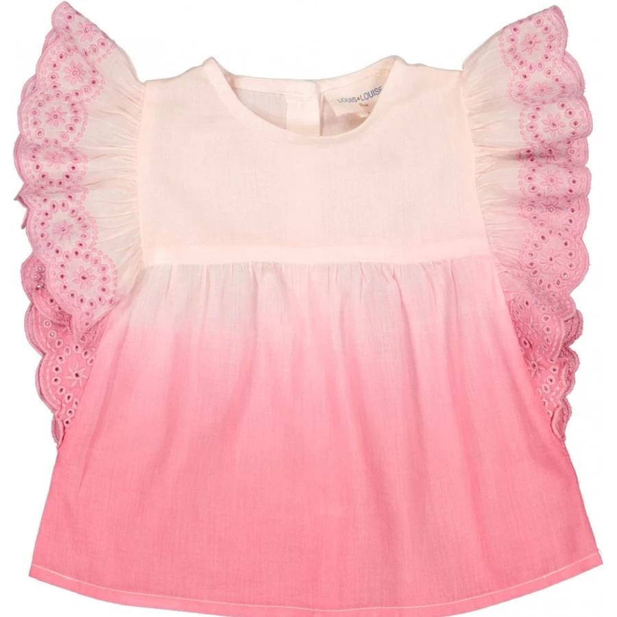 LOUIS LOUISE Baby Girls' Cotton Tunic - Jasmin Veil Dip Dye Style