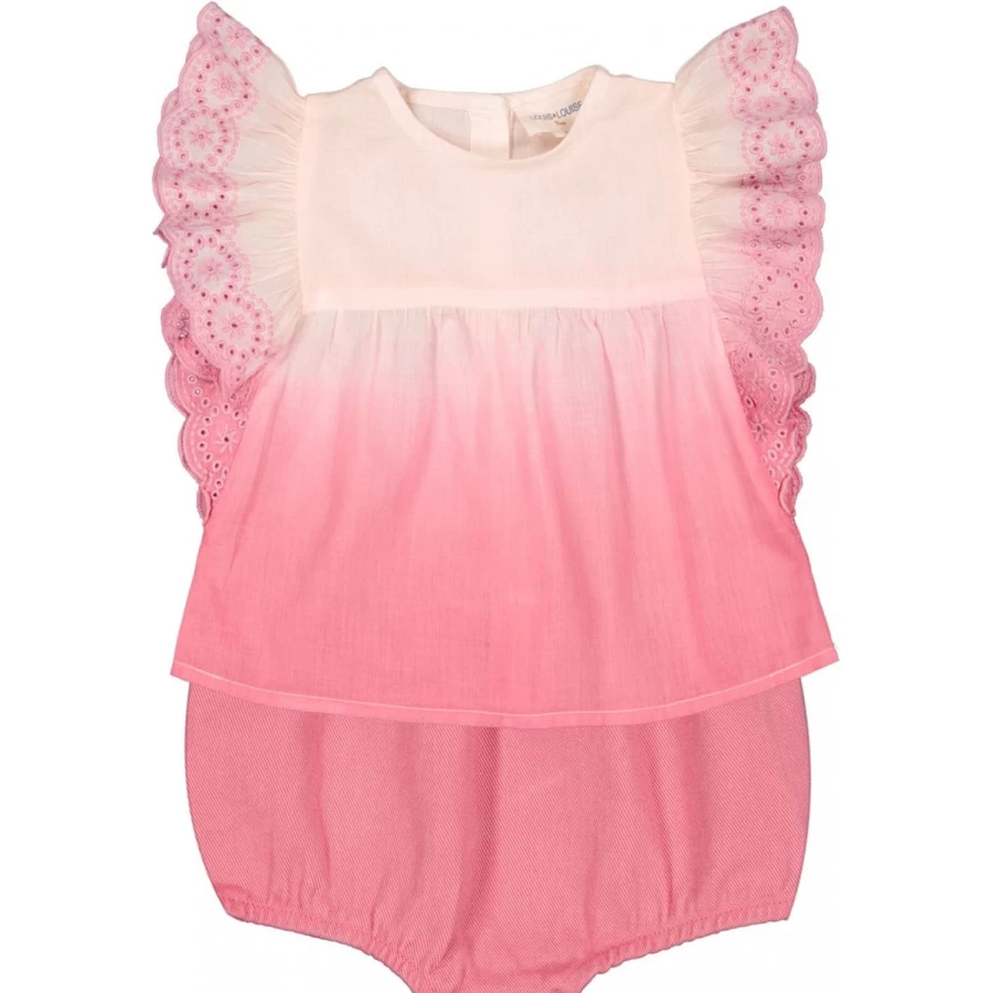 LOUIS LOUISE Baby Girls' Cotton Tunic - Jasmin Veil Dip Dye Style