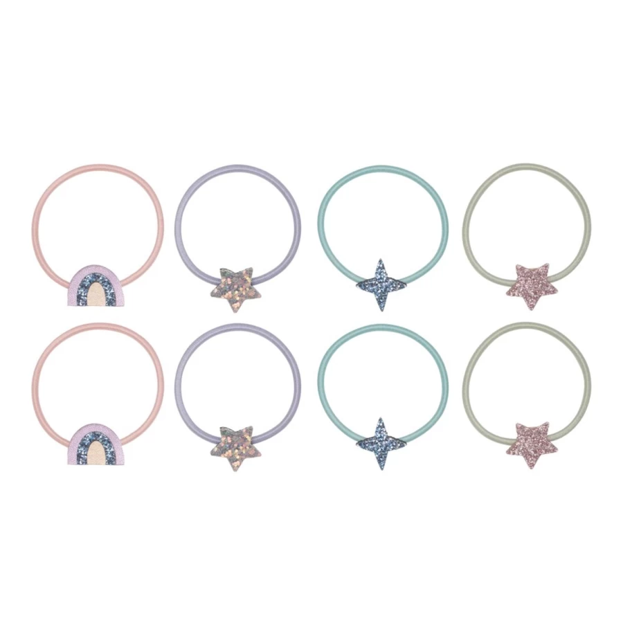 LOUIS LOUISE Chouchou Mini Etoiles Arc En Ciel Rainbow Hair Clip for Girls