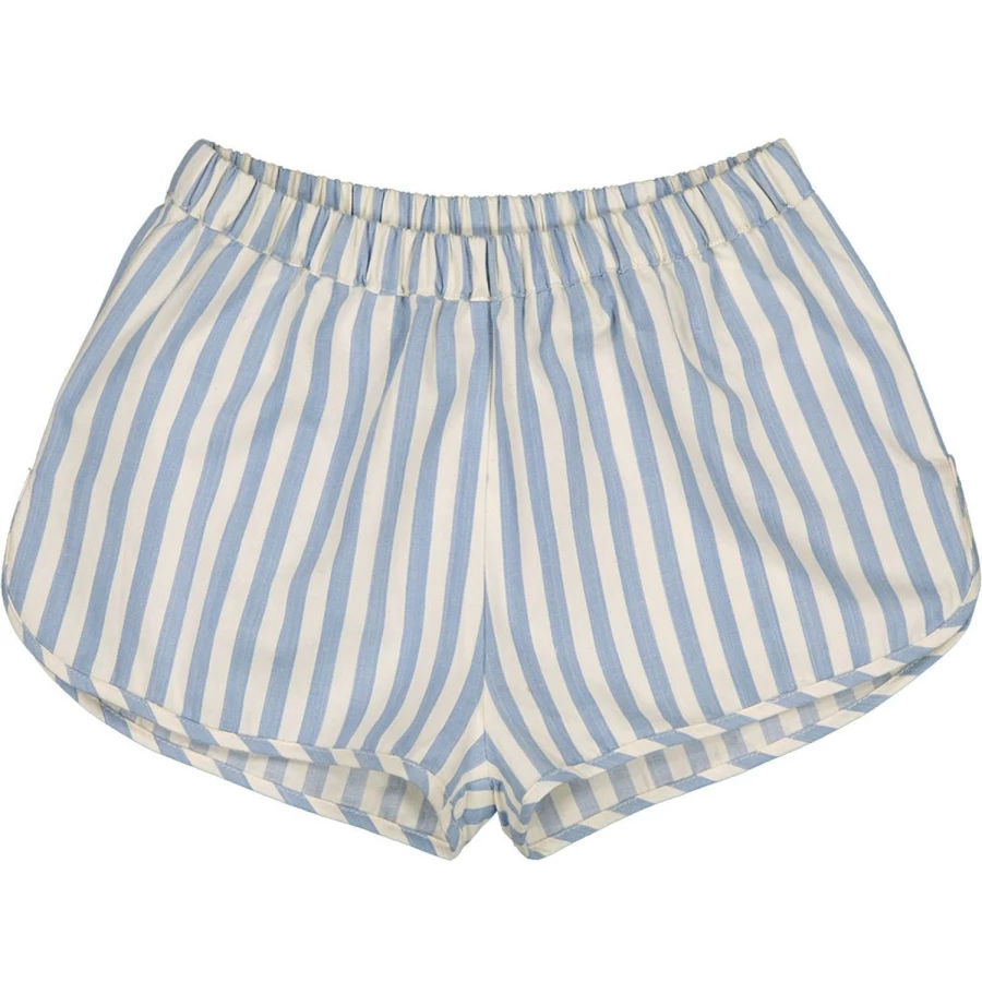 LOUIS LOUISE Girls' Short Georginette Big Stripe Top - Chic Striped Tee for Kids