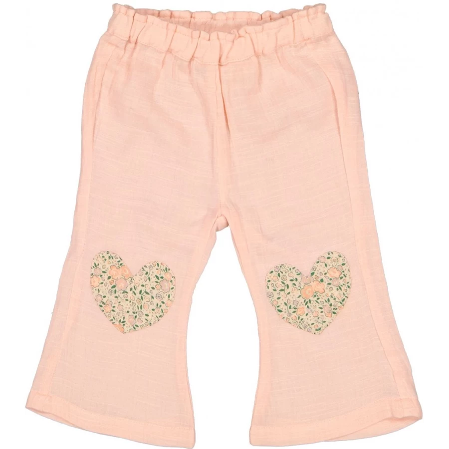 LOUIS LOUISE Baby Cotton Double Gauze Trousers - Soft Holly Design for Infants