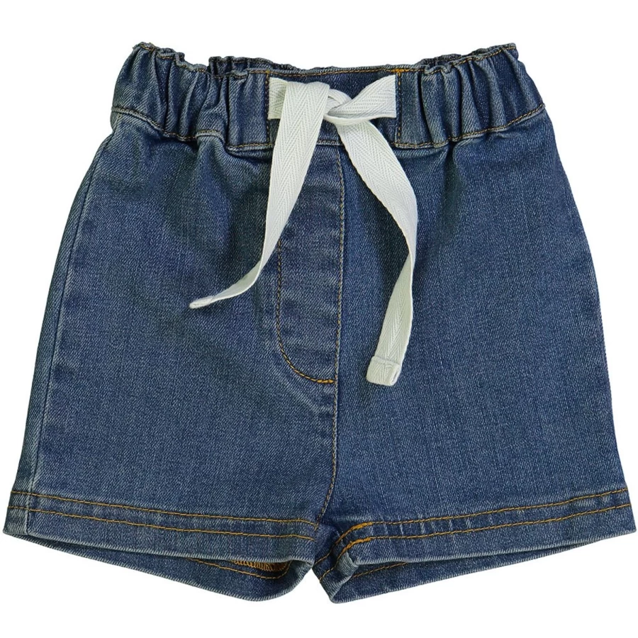 LOUIS LOUISE Baby Boys' Bermuda Pekin Denim Shorts - Soft Comfortable Casual Wear for Infants