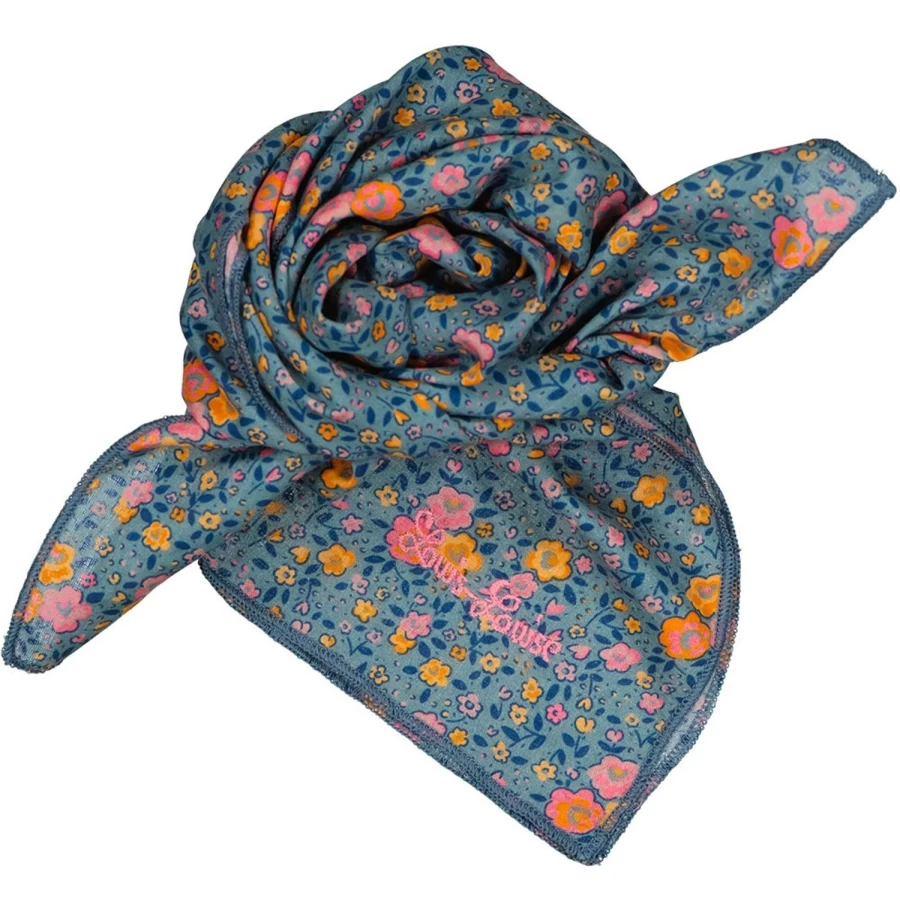 LOUIS LOUISE Baby Girl Floral Cotton Scarf - Sissi Romantic Veil for Infants