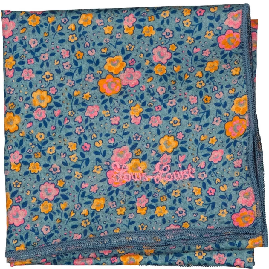 LOUIS LOUISE Baby Girl Floral Cotton Scarf - Sissi Romantic Veil for Infants