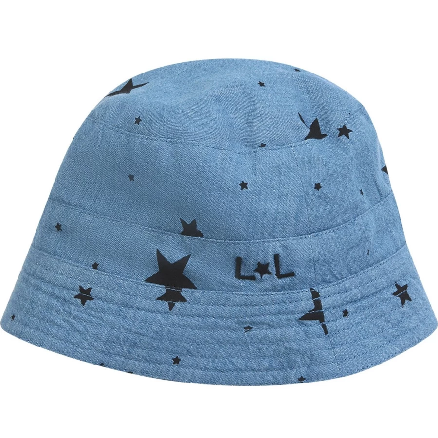 LOUIS LOUISE Baby Chambray Stars Hat - Boris Style for Infants