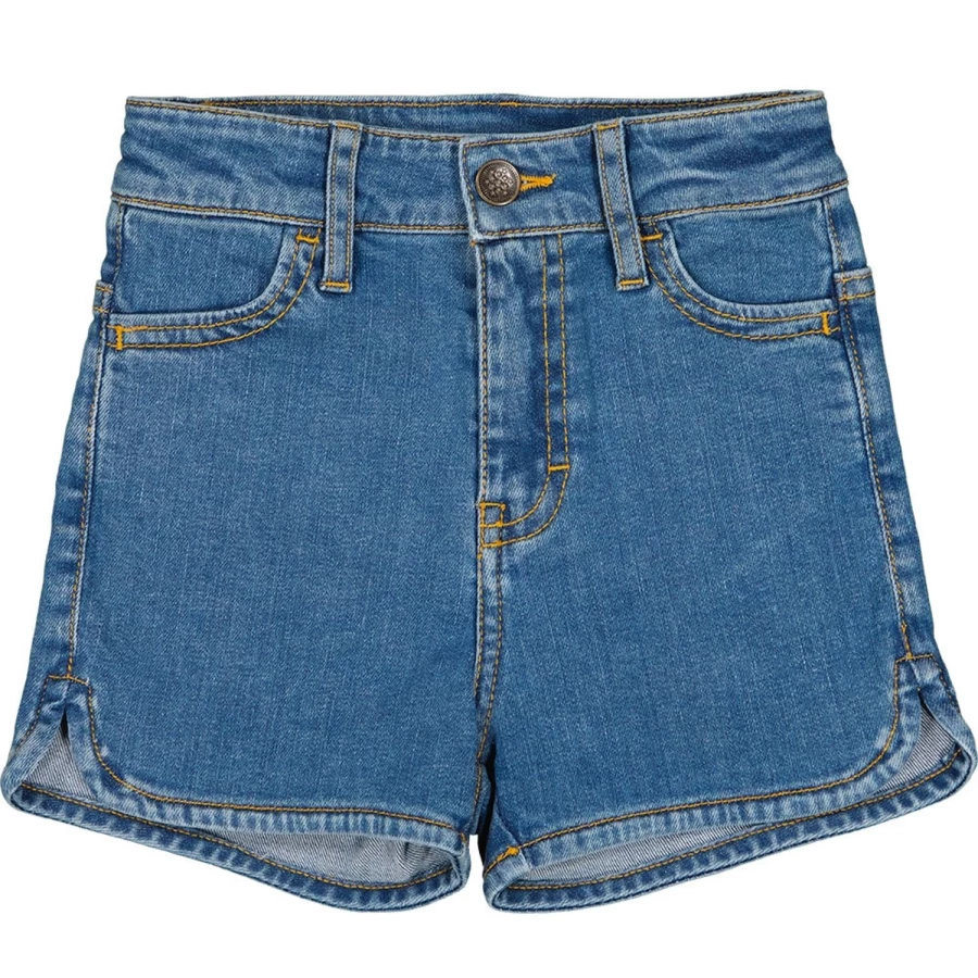 LOUIS LOUISE Girls' Andrea Denim Shorts - Stylish High-Waisted Jean Shorts for Teens