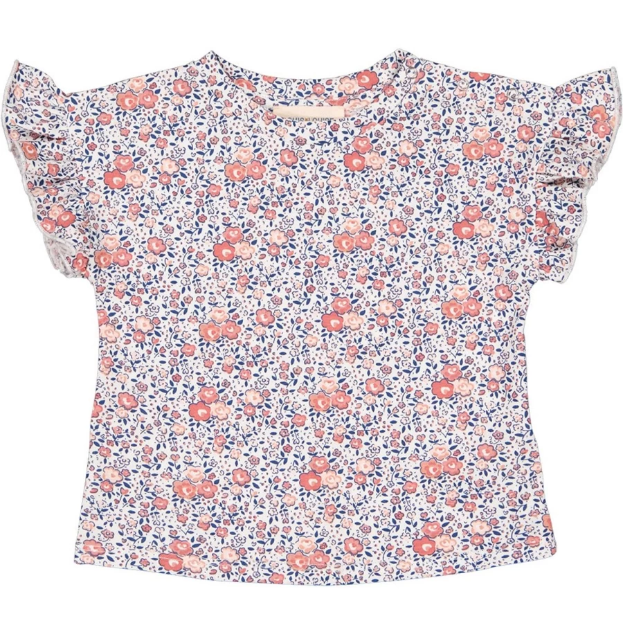 LOUIS LOUISE Baby Jersey T-Shirt with Romantic Flower Design