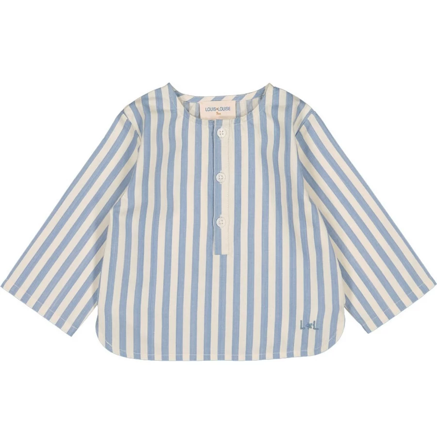 "LOUIS LOUISE Baby Big Stripe Shirt for Infants"